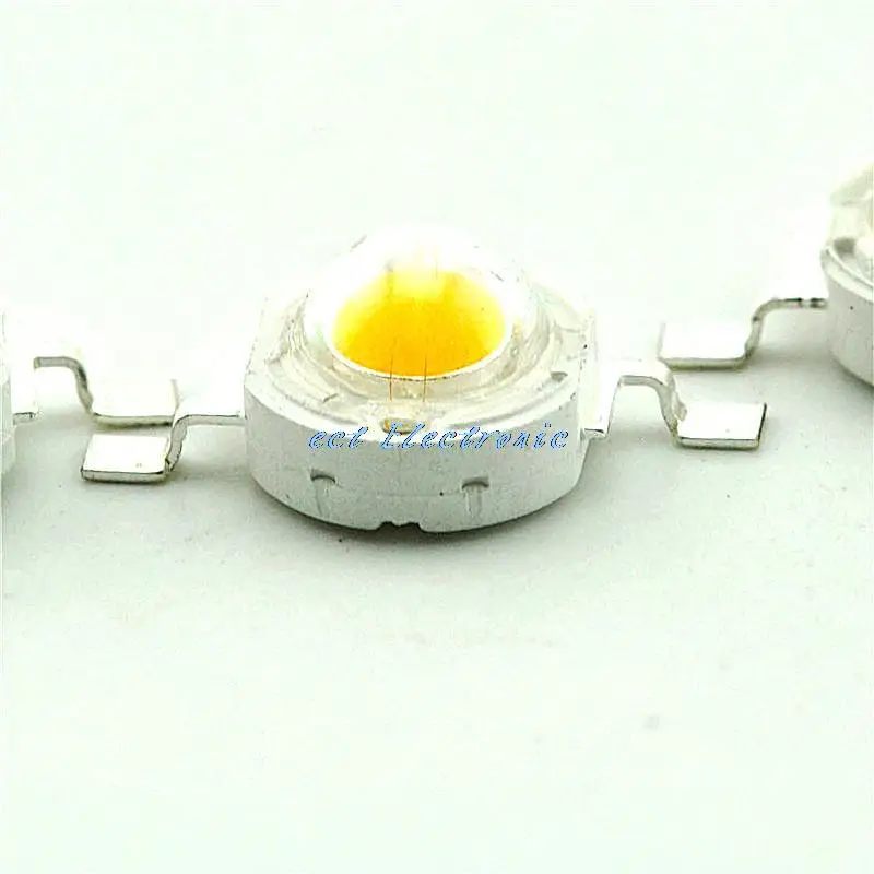 1W rumena high power LED lučka kroglice astigmatism Razsvetljavo LED 70-80LM (10pcs) Slike 0