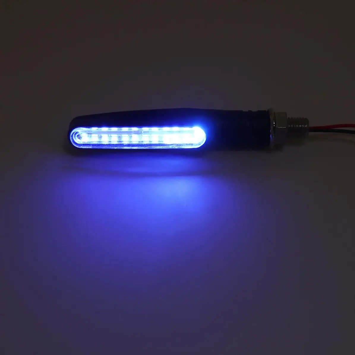 2pcs 12V LED Utripa Flasher Zavore Lučka Urakljiti Pedal Rep Kazalnik Krmiljenje Luči Teče Voda Razsvetljava motorno kolo Svetlobe Slike 5