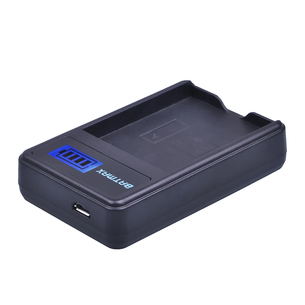 2Pcs 1800mAh BLH-1 BLH1 Baterija + LCD USB Polnilec za uporabo z olympusovimi Digitalnimi Fotoaparati EM1 MARK II EM1-2 EM1 Mr 2 Baterijo Fotoaparata Slike 4
