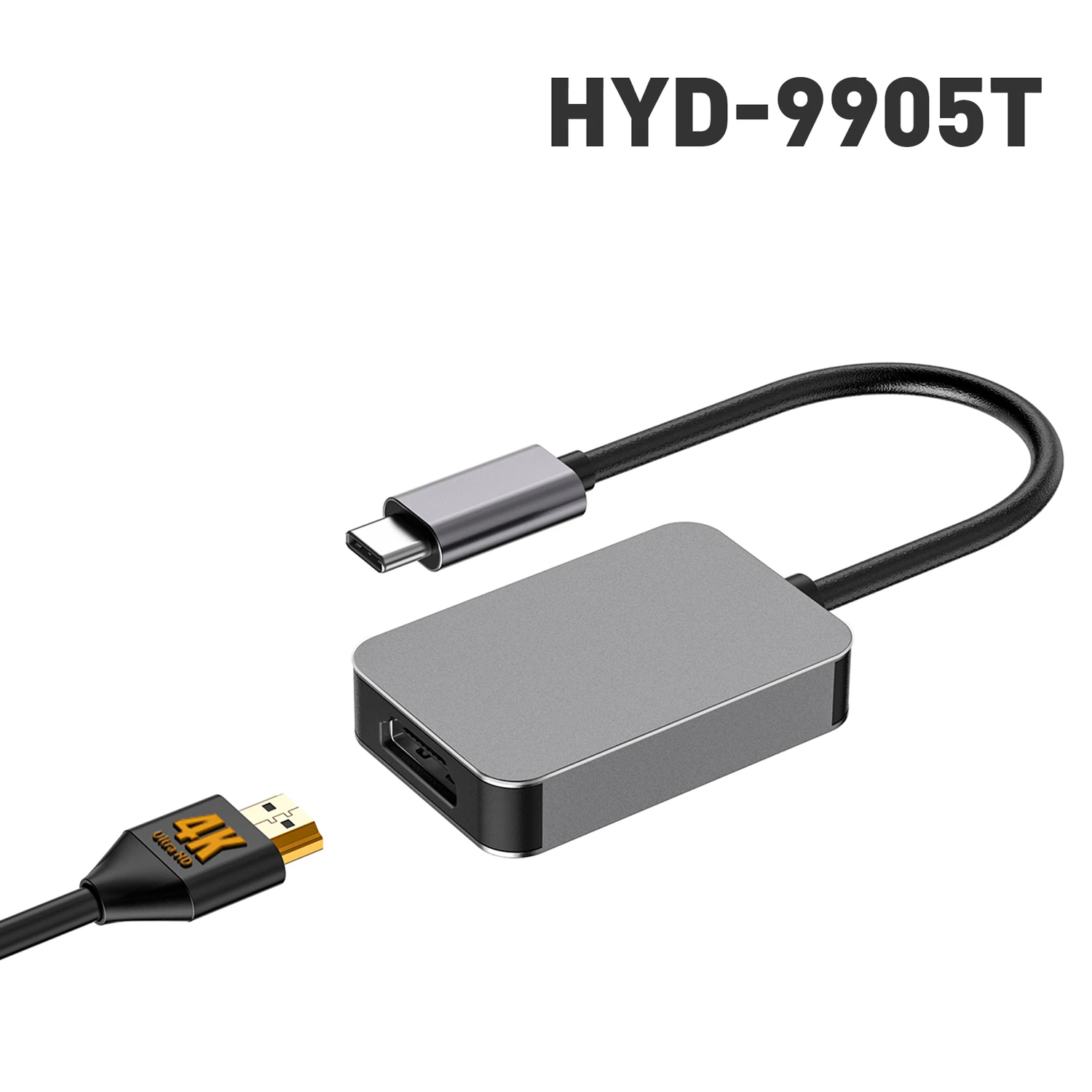 Aluminij zlitine USB C Adapter USB 3.0 Hub Razdelilnik usb tip c c 3.1 Ultra HD 4K Adapter Za Macbook Pro, iPad, USB C Priključek Slike 0