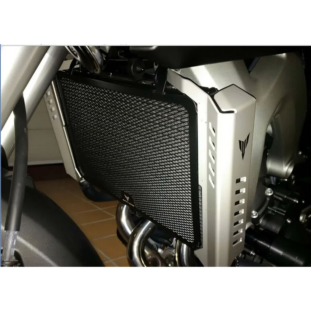 FENRIR motorno kolo Rezervoar za Vodo Masko Hladilnika Stražar, Zaščitnik Strani Prevleke Za Yamaha MT09 FZ09 2014 2015 2016 2017 Slike 1