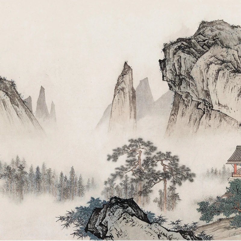 Kitajska starega papirja dolgo se Pomaknite slikarstvo Slaven slikarstvo, kaligrafija Chen Shaomei je 