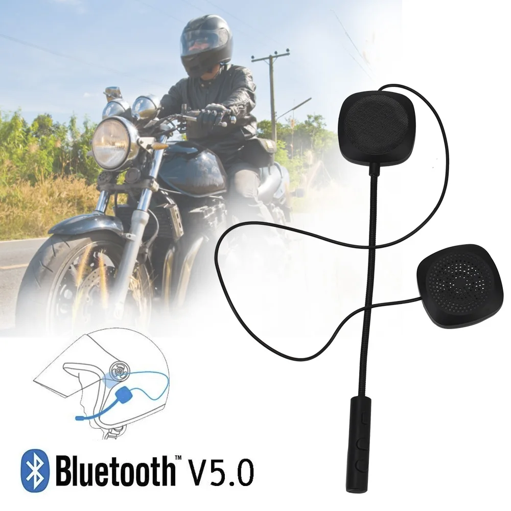Moto Čelada Brezžične Slušalke Prostoročne Stereo Slušalke Bluetooth 5.0 Motoristična Čelada Slušalke Univerzalno MP3 Zvočnik Slike 0