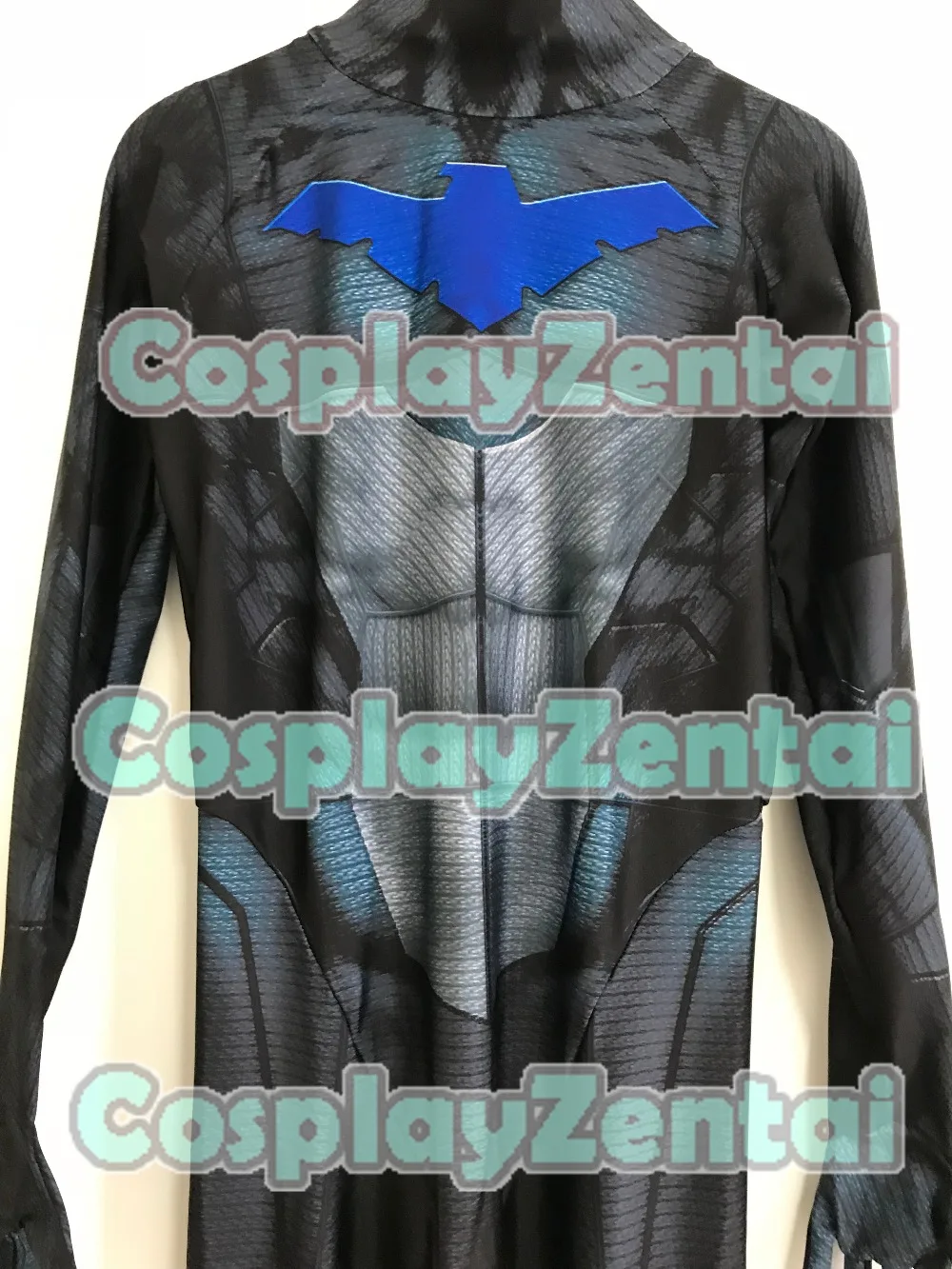 Najnovejši Noč-wing Cosplay Kostum 3D Tiskanih Spandex Zentai Bodysuit Halloween Kostum Za Odrasle/Otroci/Custom Made Slike 0