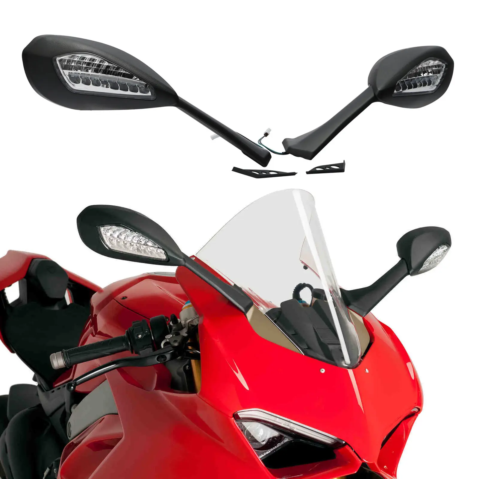 Ogledalo LED smerokaze Za Ducati Panigale V4 2018-2021 2020 S Anniversario Superleggera 955 V2 Speciale motorno kolo Corsa Slike 0