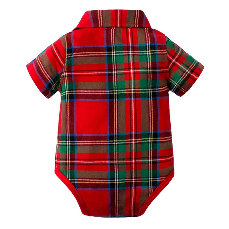 Otroška Oblačila Fant, Gospod Lok Kravato Rdeče Predalčni Bodysuits z Suspender Hlače Prvi Rojstni dan Obleko za Malčka Poroko Slike 3