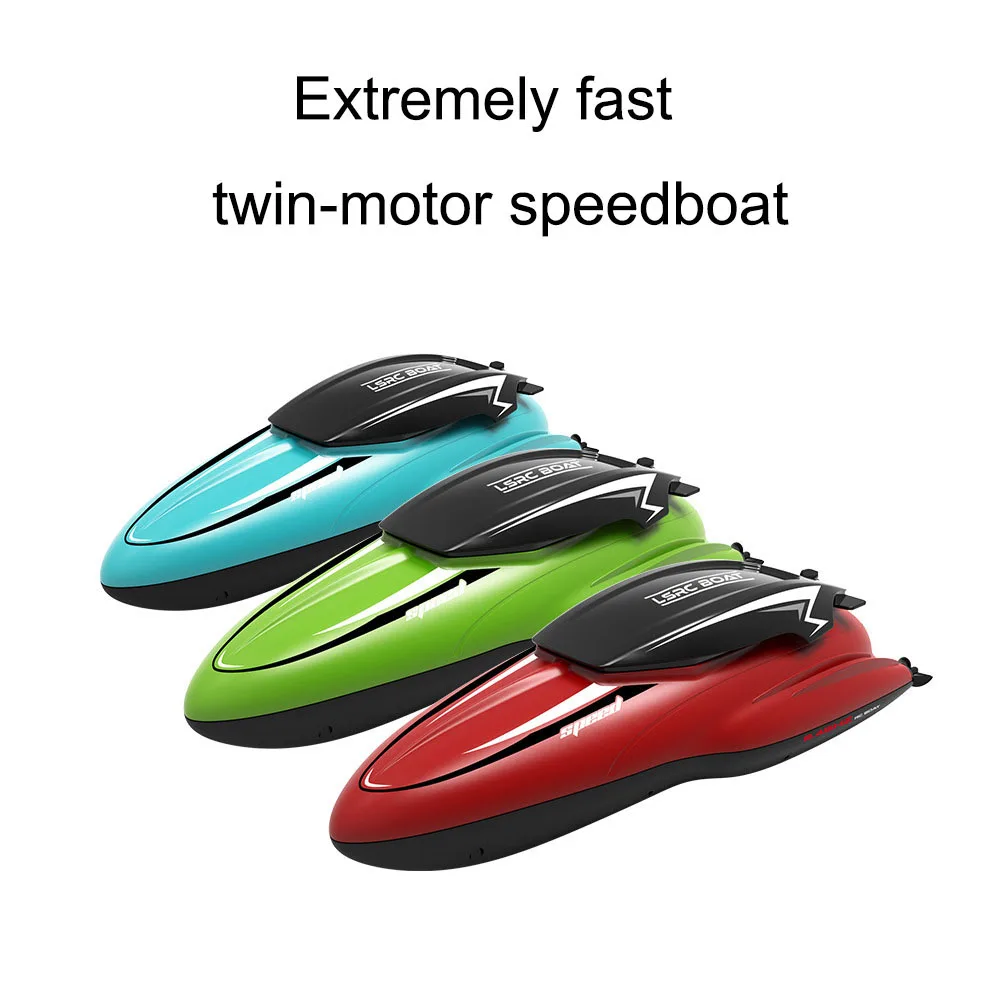 Poletje daljinski upravljalnik čoln voda igrače racing veslaški dvojni propeler električni visoko-konjskih moči, visoka hitrost motornega čolna Slike 4