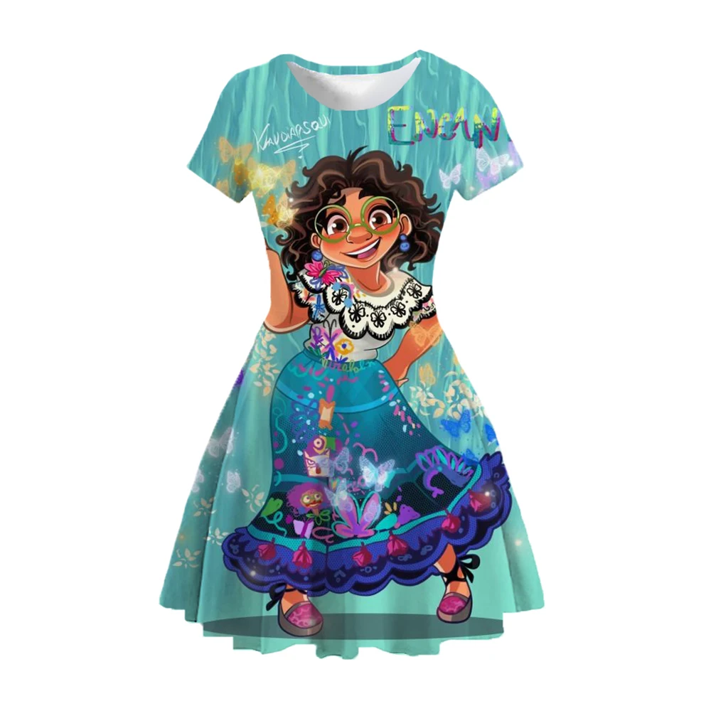 Poletje otroška Oblačila Lepa Deklica je Oblačila Zamrznjene Elsiana Princess Party Obleka Vestidos Lok Disney Oblačila Slike 4
