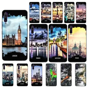 YNDFCNB Londonu, New Yorku, Parizu Dubaj Moskva Telefon Primeru za Huawei Y5 II Y6 II Y5 Y6 Y7 Prime Y7Plus Y9 2018 2019