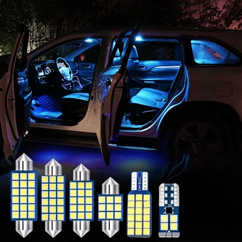 Za Subaru XV Gozdar SJ 2013 2014 2015 2016 2017 2018 4pcs 12v Avtomobilska LED Žarnica Notranjost Kupole Branje Lučka Trunk Svetlobe Dodatki