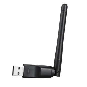 150Mbps 2.4 G Brezžično Omrežno Kartico USB 2DBi Antene WiFi LAN Adapter Ralink RT5370 Ključ Omrežna Kartica za Prenosni RAČUNALNIK