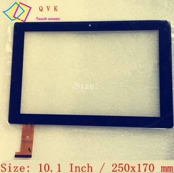 Črna 10.1 Palčni P/N DH-1081A1-PG FHX tablet pc kapacitivni zaslon na dotik stekla računalnike plošča Brezplačna dostava