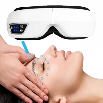 Oči Masaža Instrument 6D Električni Smart Oči Massager S toploto Vibracije, zračna Blazina Vroče Stiskanje Terapija Bluetooth Glasbe za Nego Oči