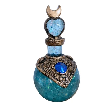 AFBC Čarobna Luna Steklenico Za Čarobni Napoj Smolo Dekoracijo Ročno Kristalno Gemstone, ki Želijo Steklenice Darila Za Njo