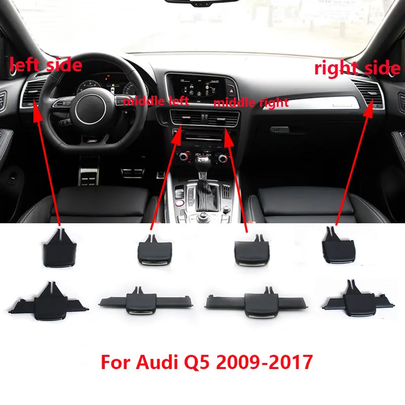 1PC Za Audi Q5 2009-2017 Sprednji nadzorni Plošči/C klimatska Naprava Vtičnico klimatska Naprava Odprtin za Prilagoditev Zavihku Posnetek Slike 0