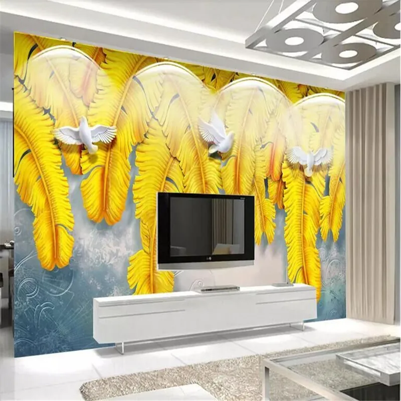 Banana listov olajšave rastlin televizijskih ozadju stene proizvajalec, na debelo ozadje zidana po meri photo steno Slike 4