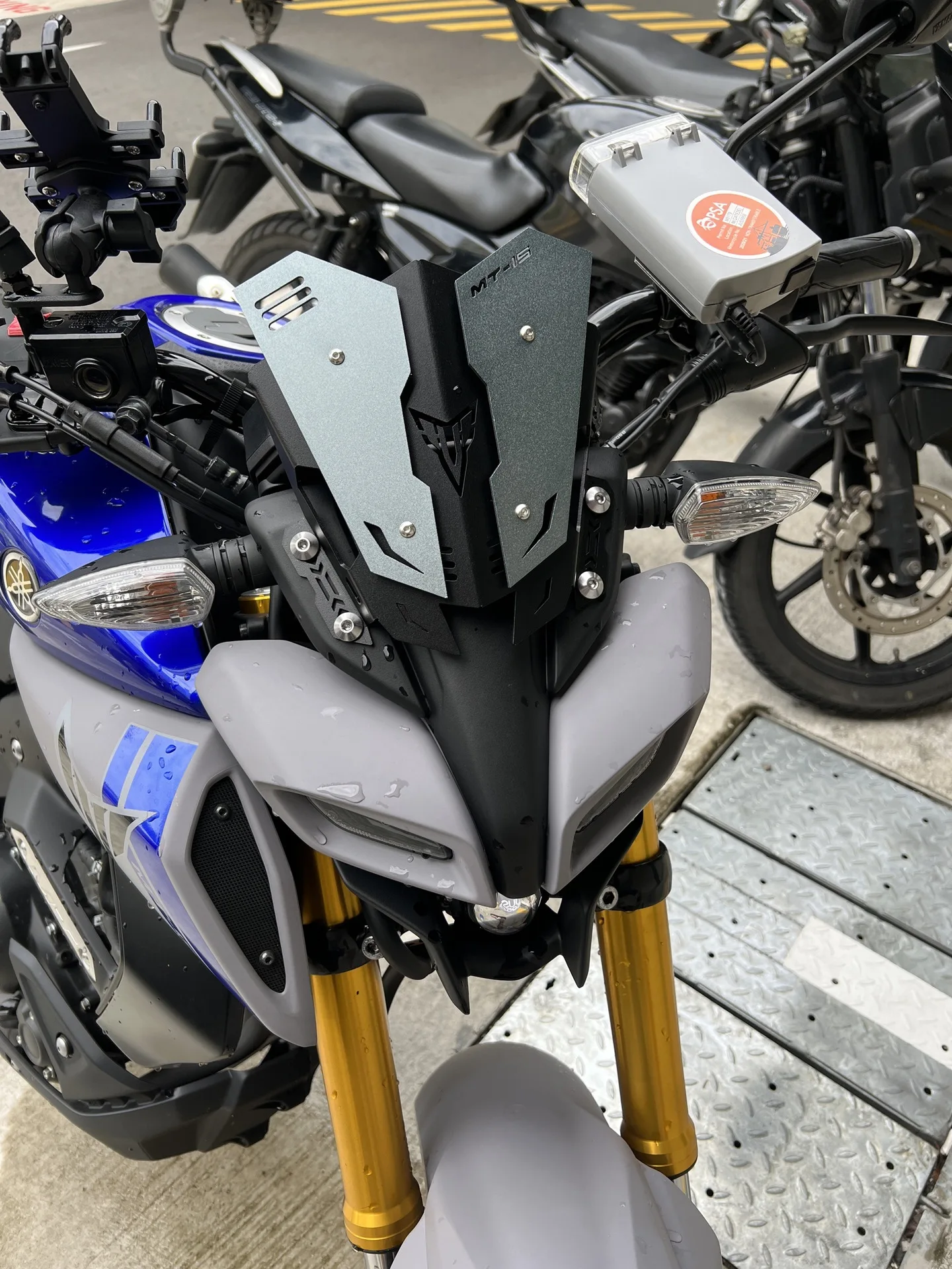 Mtkracing Za Yamaha MT-15 Mt15 motorno kolo Spredaj Zaslon Vetrobransko steklo, Oklep Vetrič 2018-2020 Slike 5