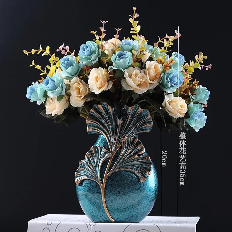 Smole vaza okraski okraski, posušeno cvetje cvetlični aranžma vaza dekoracijo shranjevanje steklenice za shranjevanje jar Točilne vaza Slike 2