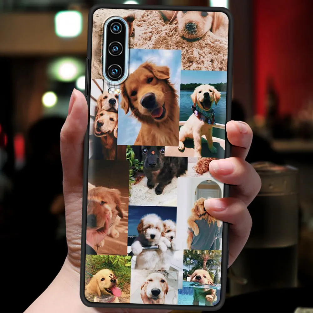Zlati Prinašalec Prijatelj pes Primeru Telefon Za Huawei P30 Lite P50 Pro P20 P40 Lite E P Smart Z 2021 Y6 Y7 Y9 2019 Y6p Y9s Y7a Pokrov Slike 5