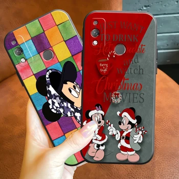 Disney Mickey Minnie Character3 Za Huawei Honor 9 9S V9 9X 9A Pro Lite Mehko Silicij Nazaj Telefon Pokrov Zaščitni Črni Tpu Ohišje