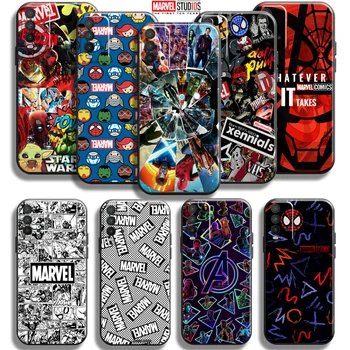 Marvel Avengers Primeru Telefon Za Xiaomi Redmi 9T 6.53 Palčni Tekoče Silicij Funda Nazaj Mehki Silikonski Pokrov