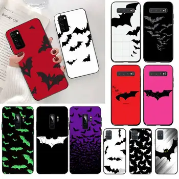 HUAGETOP Goth Vampir Gothic Bat Grunge Mehko Telefon Pokrovček za Samsung S20 plus Ultra S6 S7 rob S8 S9 plus S10 5G lite 2020