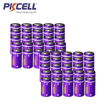 50PCS PKCELL ER14250M 1/2AA 3,6 V 750mah litijeva baterija 14250 Li-SOCl2 oprljiti uporabi z baterijo (Moč, Vrsta) za vojaške elektronika