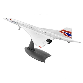 1/200 Concorde Nadzvočno Potniško Letalo Air British Airways Model za Statični Prikaz Zbirka