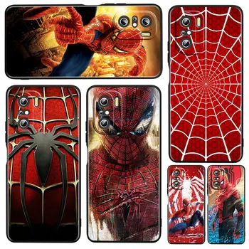 Avengers Spiderman Marvel Za Xiaomi Redmi K50 Gaming Pro 5G 10 9 9A 9C 9T 8 7 6 5 4 X TPU Mehko Črno Telefon Primeru Funda Capa Pokrov