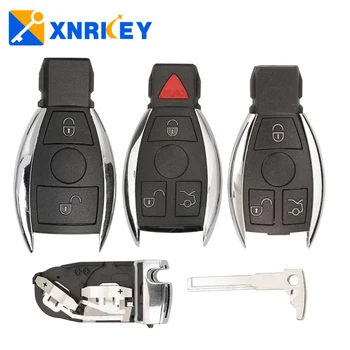 XNRKEY 2/3/4 Gumb NEC Smart Remote Avto Ključ Lupini za Mercedes Benz C E R S CL GL SL CLK SLK Daljinski Ključ Lupini