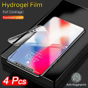 KatyCI 4Pcs 9D Hydrogel Film Za Motorola Rob 30 Ultra 20 Lite Pro X30 S30 S Plus Moto E7 Moč E6s Predvajanje Zaslon Patron Film