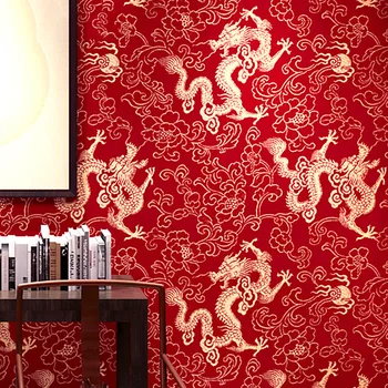 Kitajski ozadje TV ozadju stene zmaj vzorec izberi ozadje verandi študija restavracija hotel klasične ozadje