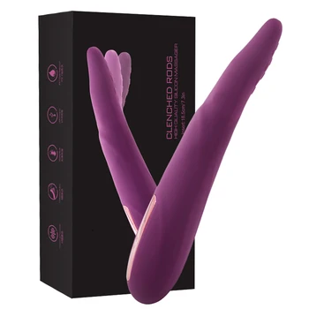 10 načine, Dildo, Vibrator za Ženske Mehki Silikonski Čarobno Palico, Ženske Vagine, Klitoris Massager Masturbator Analni Vibrator Seks Igrače
