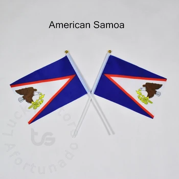 Samoa 14*21 cm 10pieces zastava Banner Strani Zastavico za izpolnitev,Parade,stranka.Visi,dekoracijo