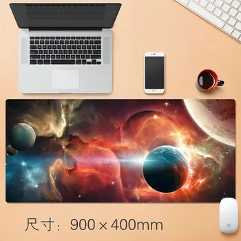 Novo Zvezdnato Nebo Srčkan Mouse Pad Ustvarjalne INS Xl Igra Računalniška Tipkovnica Office Tabela Mat Božično Darilo Kawaii Desk 800*300*3 mm
