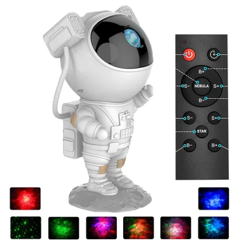 Star Projektor Galaxy Brizganje Lučka s Samosprožilcem, USB, Daljinsko upravljanje 360° Nastavljiv Meglica Vzdušje Nočne Luči za Prostor Deco
