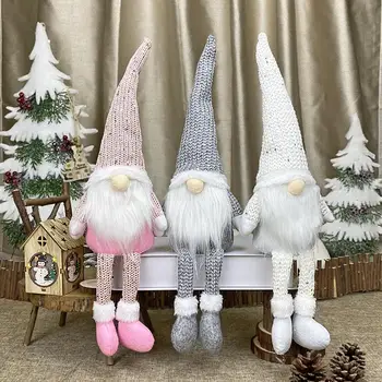 Gnome Božič Brezosebna Lutka Vesel Božič Okraski za Dom Cristmas Okras Božič Navidad Natalne Novo Leto 2023