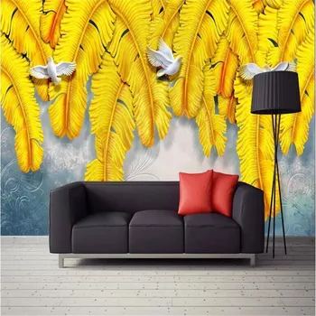 Banana listov olajšave rastlin televizijskih ozadju stene proizvajalec, na debelo ozadje zidana po meri photo steno