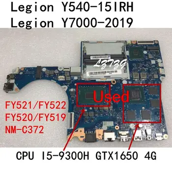 Uporablja za Lenovo Legije Y540-15IRH/Legije Y7000-2019 Prenosni računalnik z Matično ploščo PROCESOR I5-9300H GTX1650 4G FRU 5B20S42501 5B20S42502